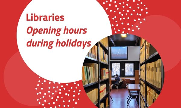 Libraries holiday hours and closures